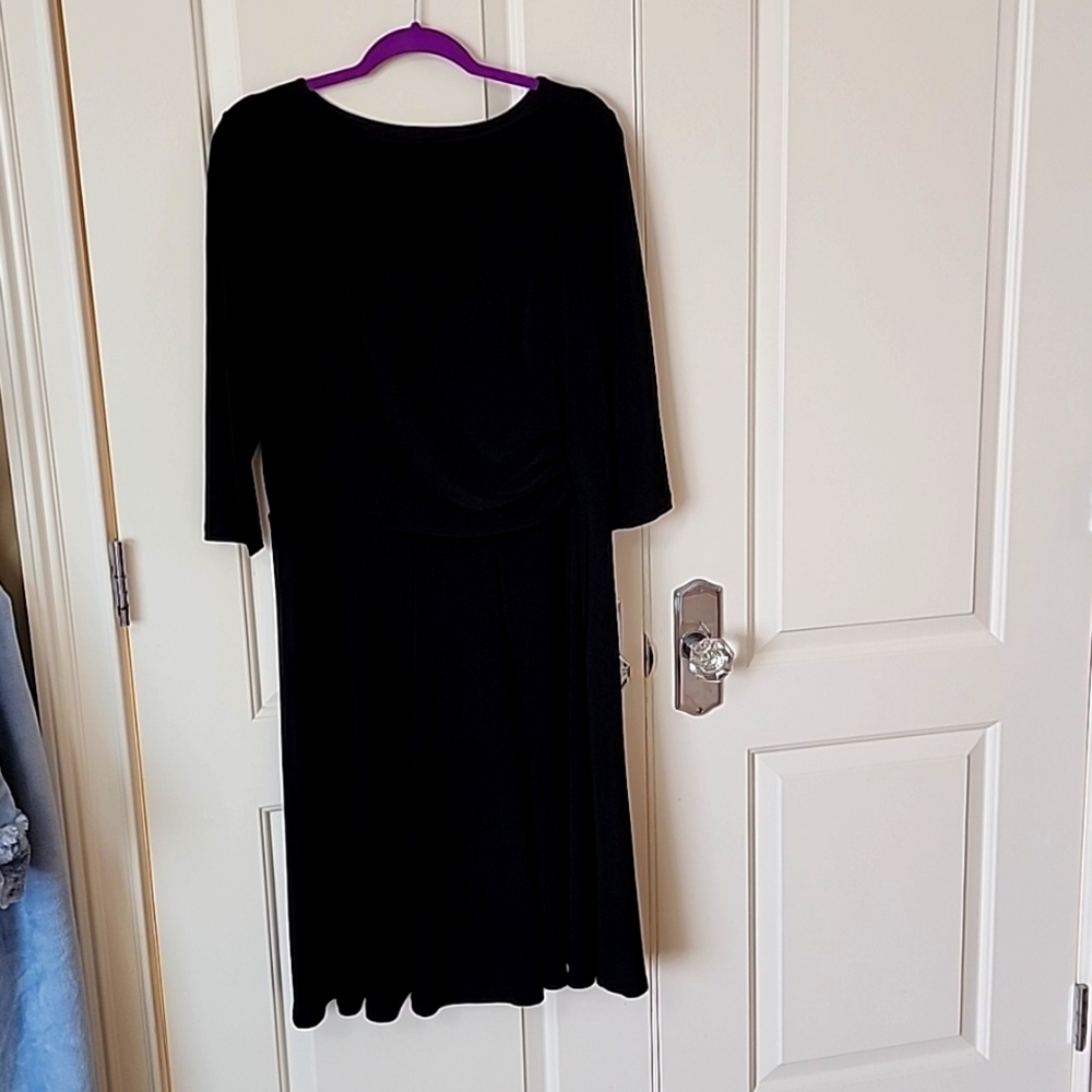 Rekucci size 14 LBD with 3/4 length sleeves